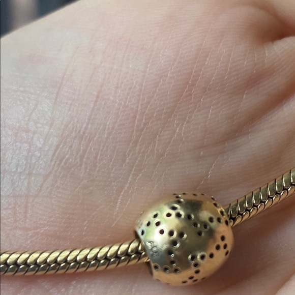 14kt pandora charm starlight retired - Picture 4 of 5